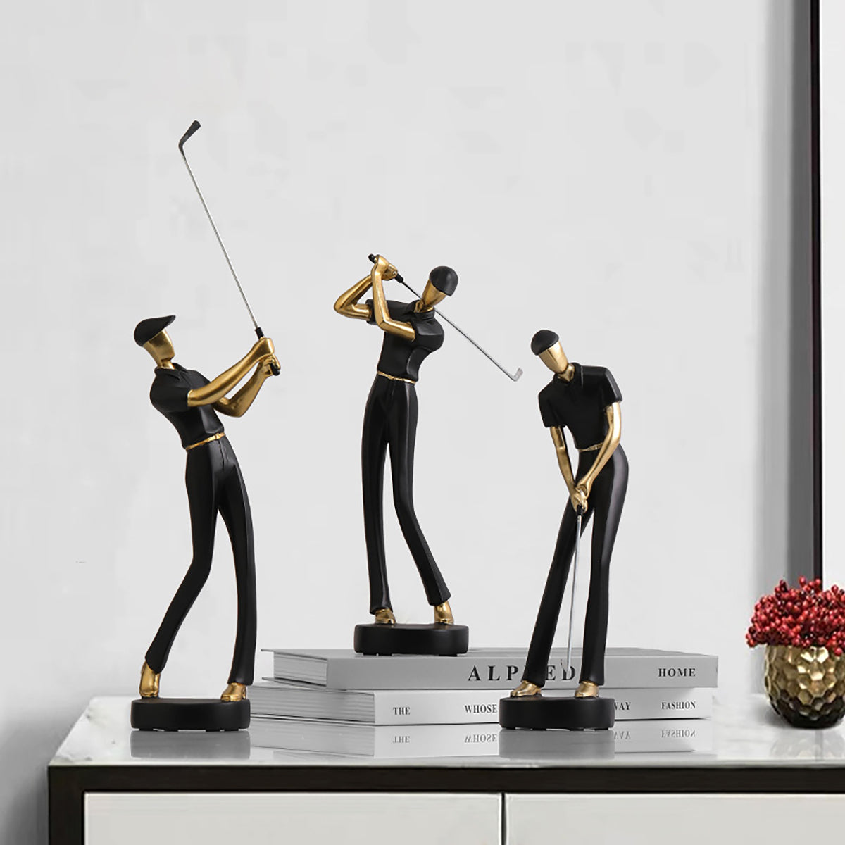 Golfer Skulpturen Kollektion