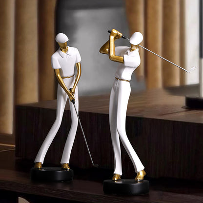 Golfer Skulpturen Kollektion