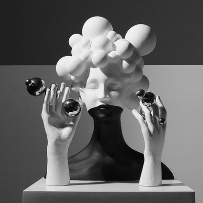 Bubble Head Sculpture