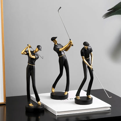 Golfer Skulpturen Kollektion