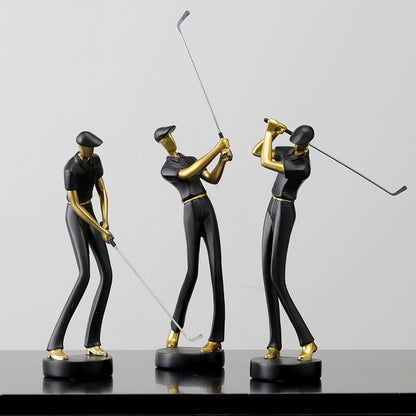 Golfer Skulpturen Kollektion