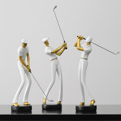 Golfer Skulpturen Kollektion